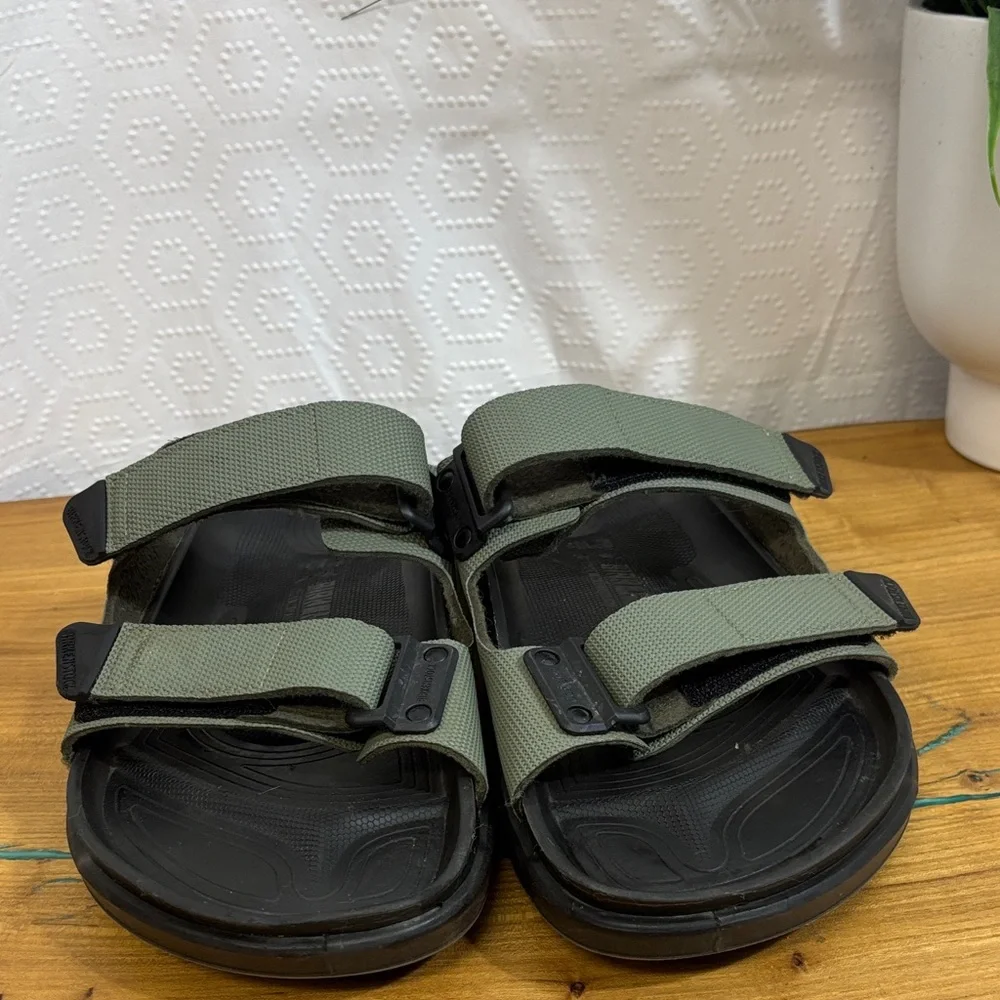 Birkenstock Atacama Men Birko-Flor Futura Khaki Green Black - Picture 6 of 12